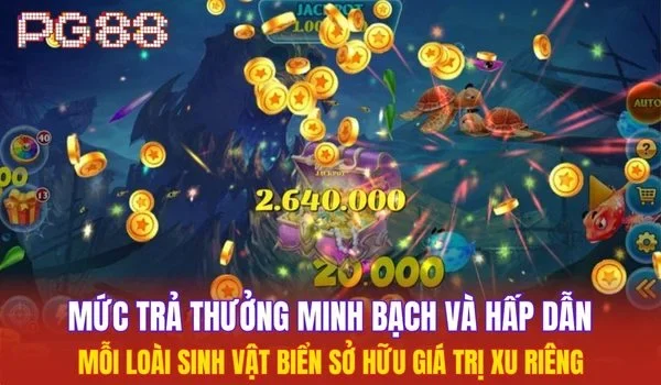 Mức trả thưởng minh bạch và hấp dẫn